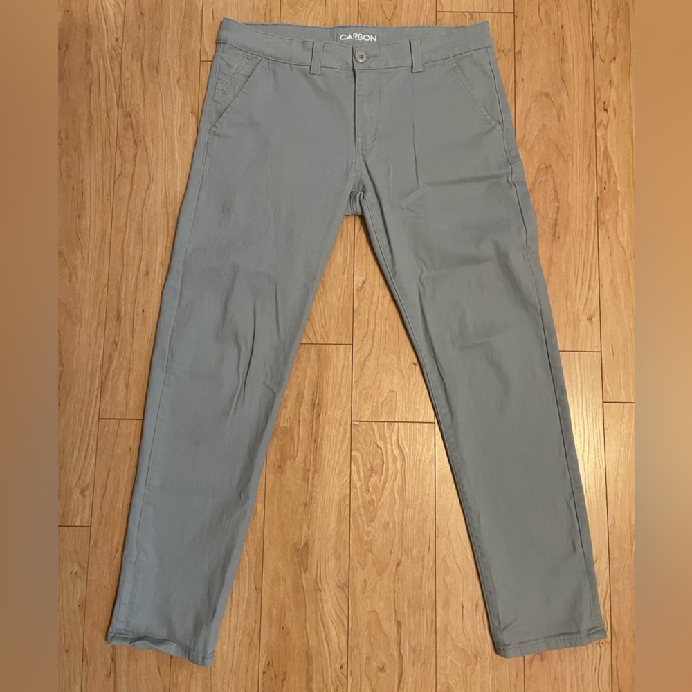 Carbon Slim Fit Light Gray Pants